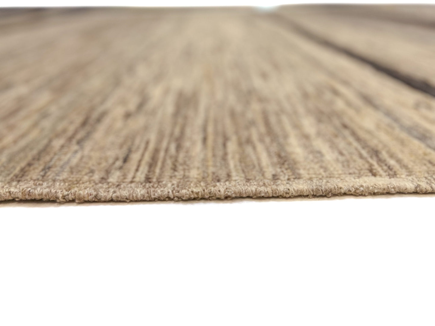 Modern Striped Gabbeh (8'02"x9'11") undyed/natural