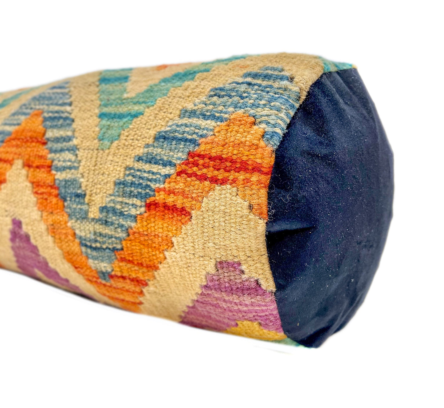 Kilim Cylindrical Bolster Pillow