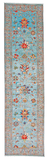 Aryana veg.dye 2'06"x10'04" ltblu