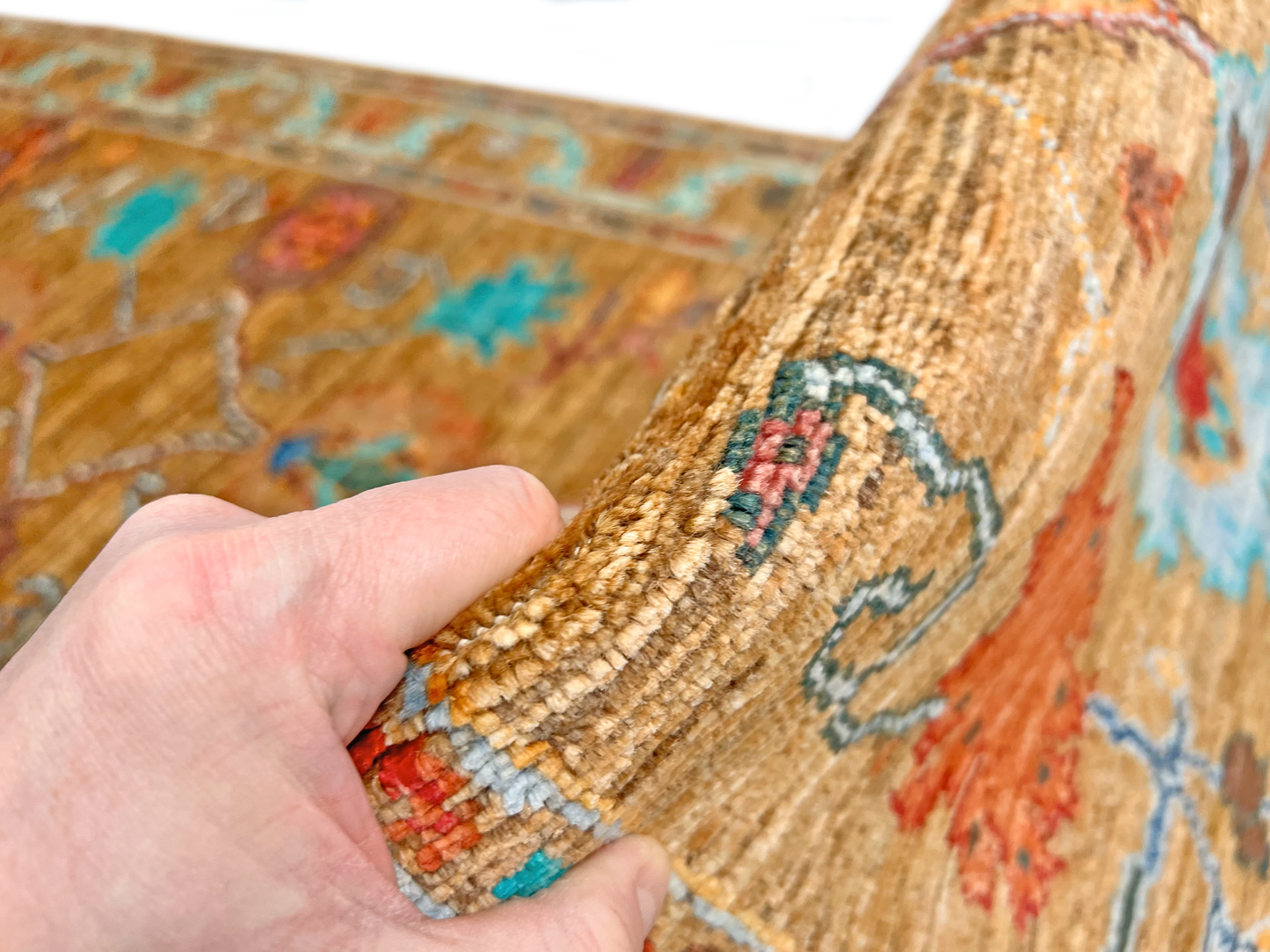 Aryana veg.dye 2'06"x9'05" gld