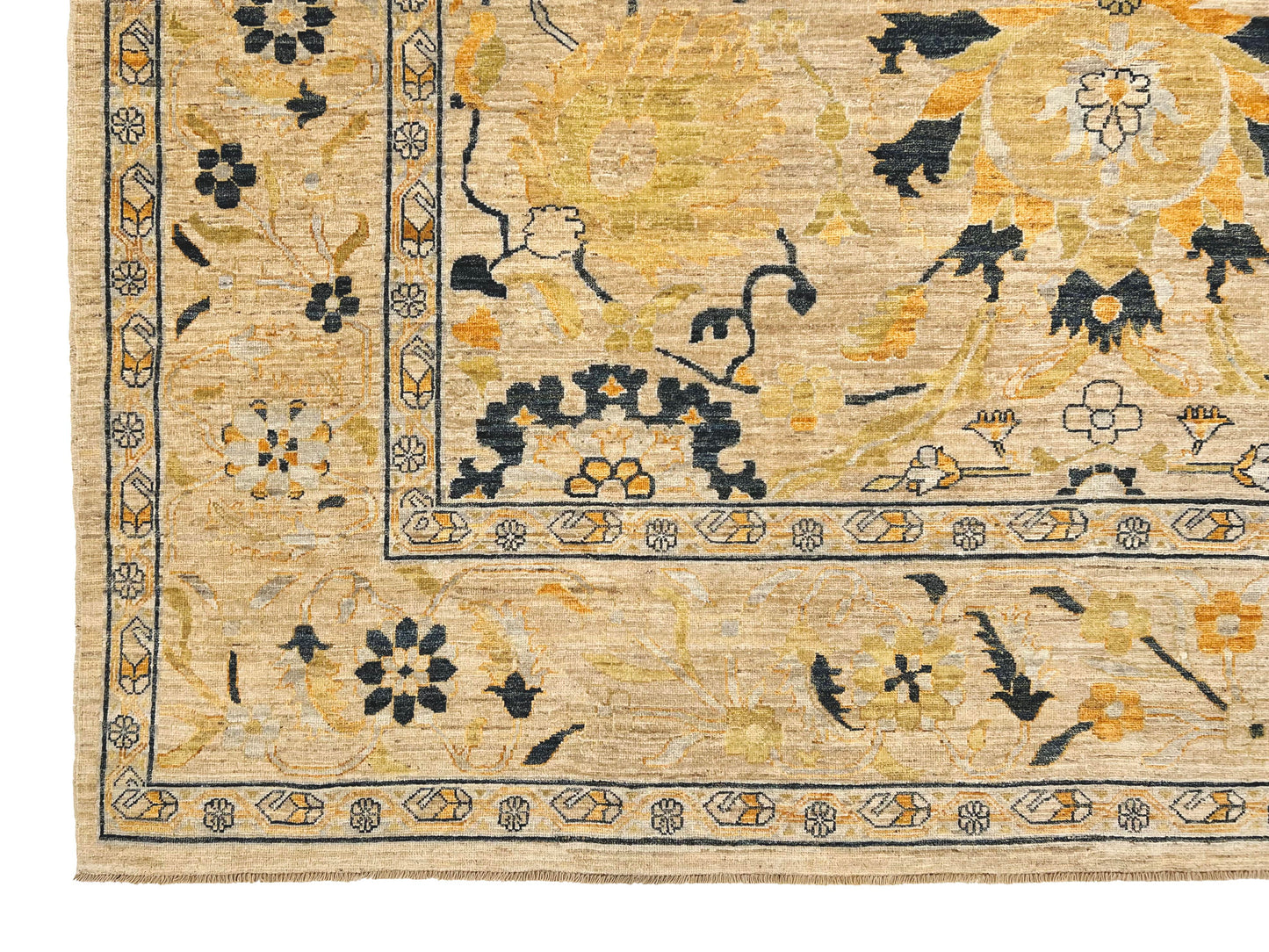 Afghan-made Oushak (9'01"x11'10")