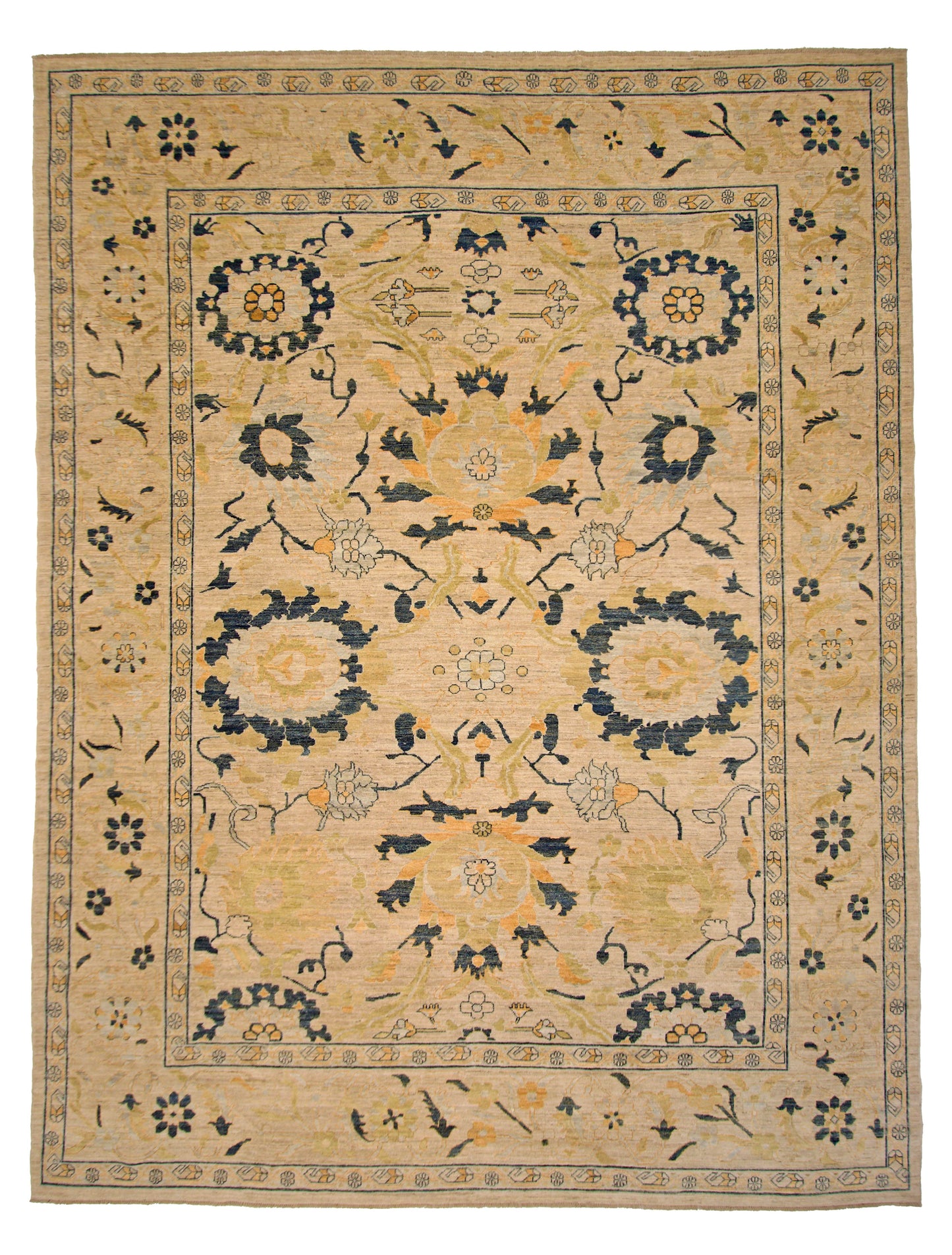 Afghan-made Oushak (9'01"x11'10")