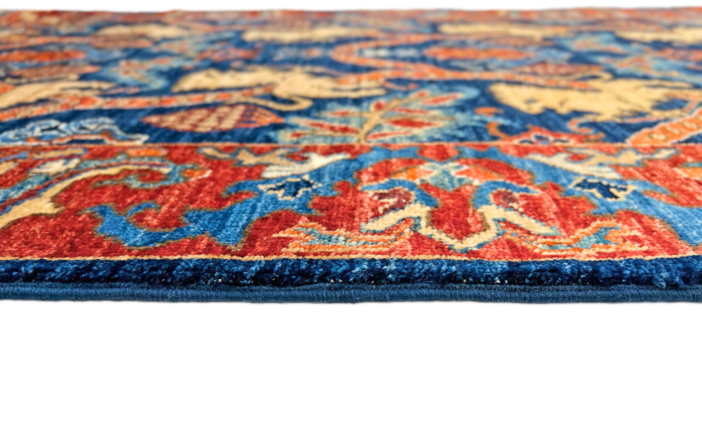 Afghan Folk/Serapi (3x5) blue/red