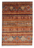 Khorjin (6'01"x8'07") blue/mulitcolor