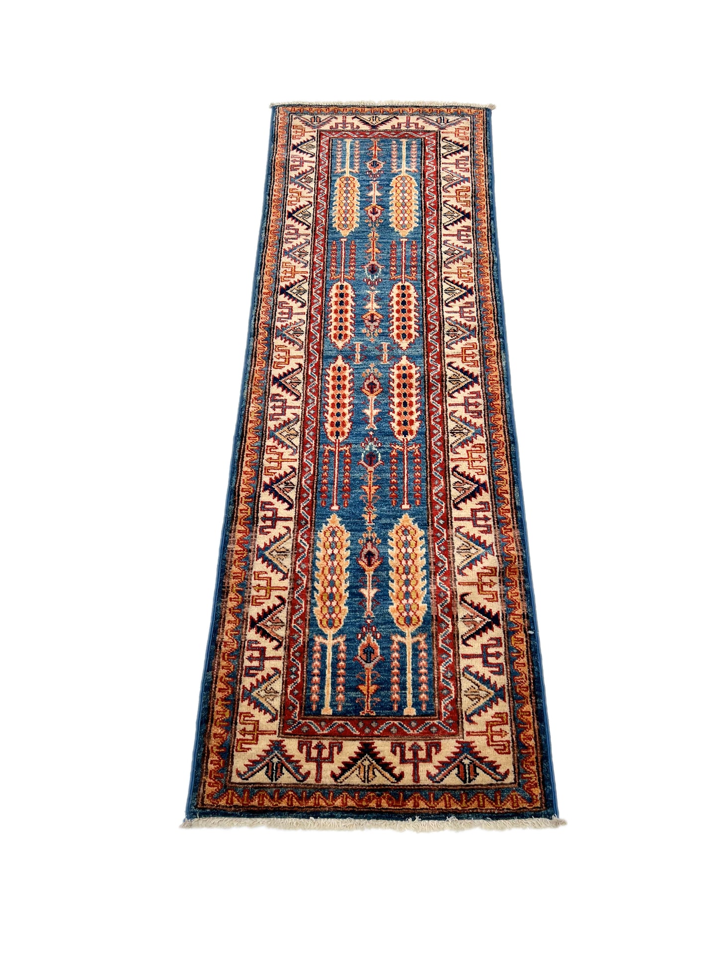 Super Kazak (2x6) blue/ivory