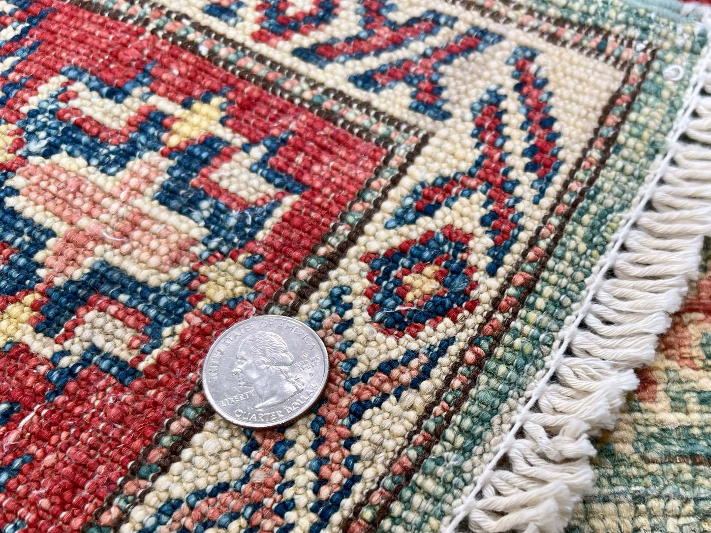 Super Kazak (3'00"x4'00") green/red