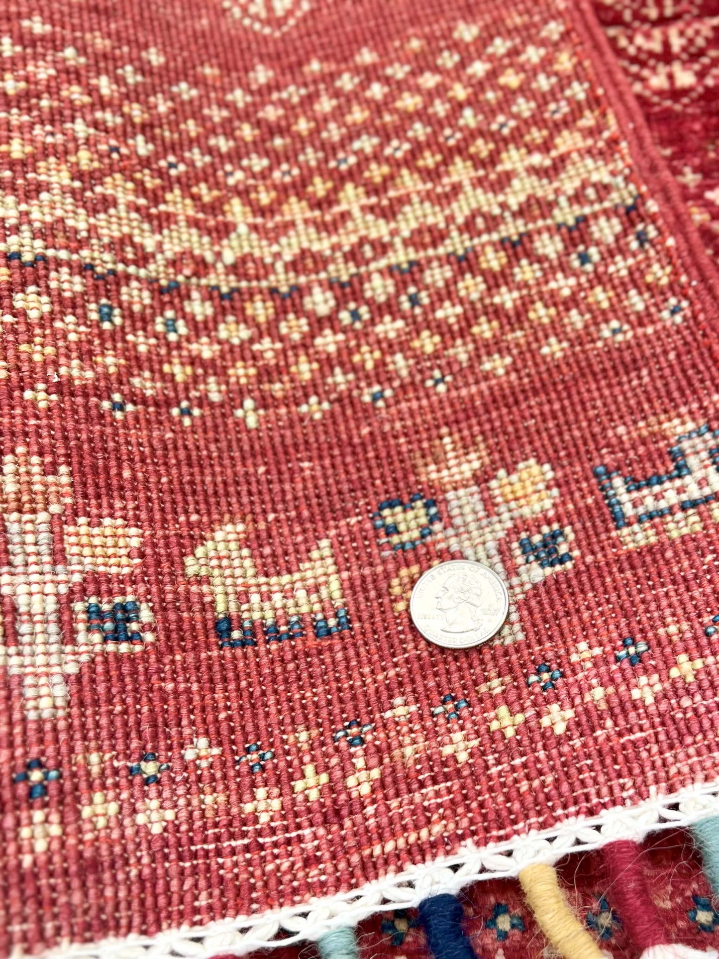 Afghan Gabbeh (1'11"x3'01") red