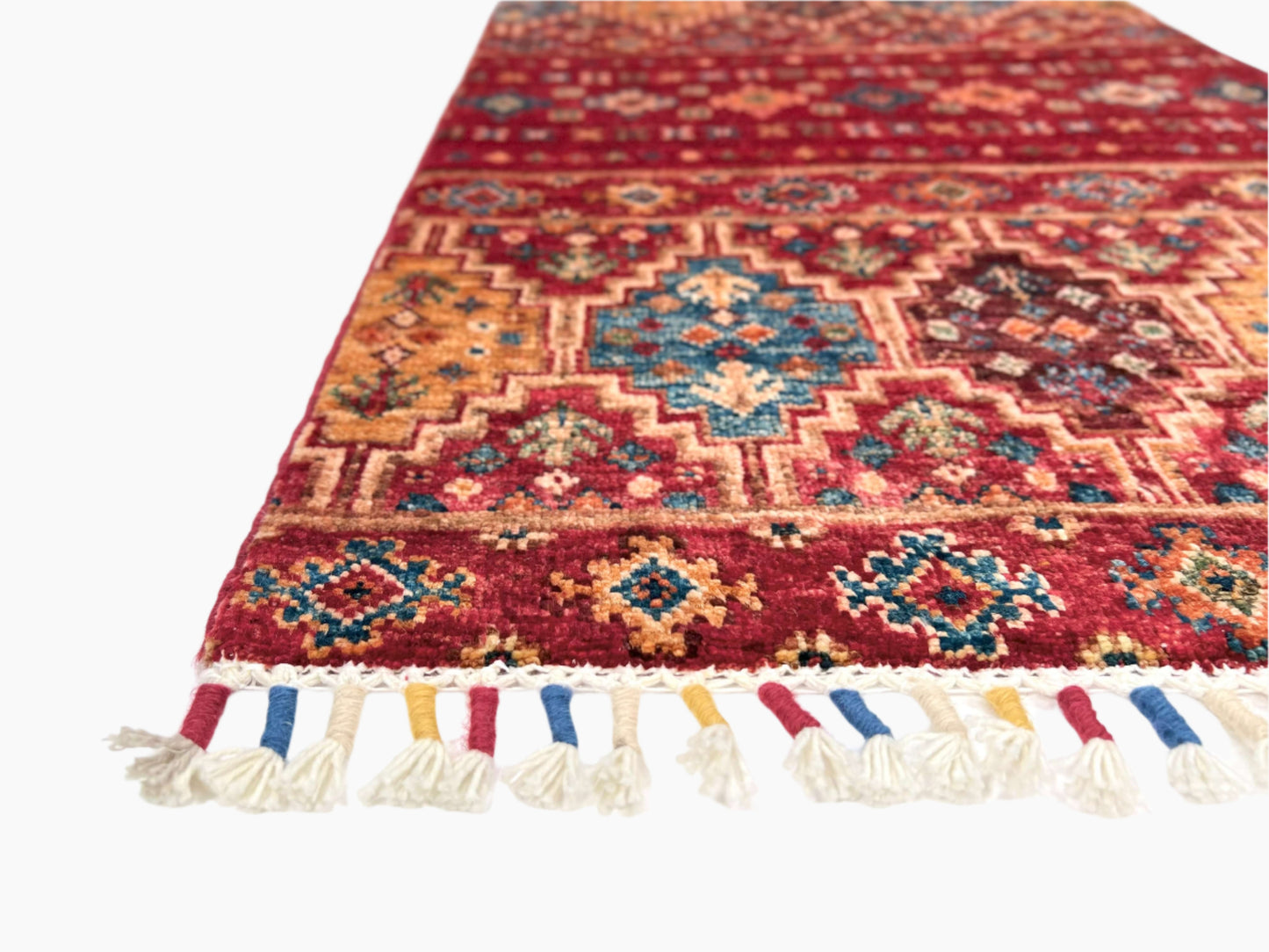 Afghan Khorjin (2'00"x3'03") red