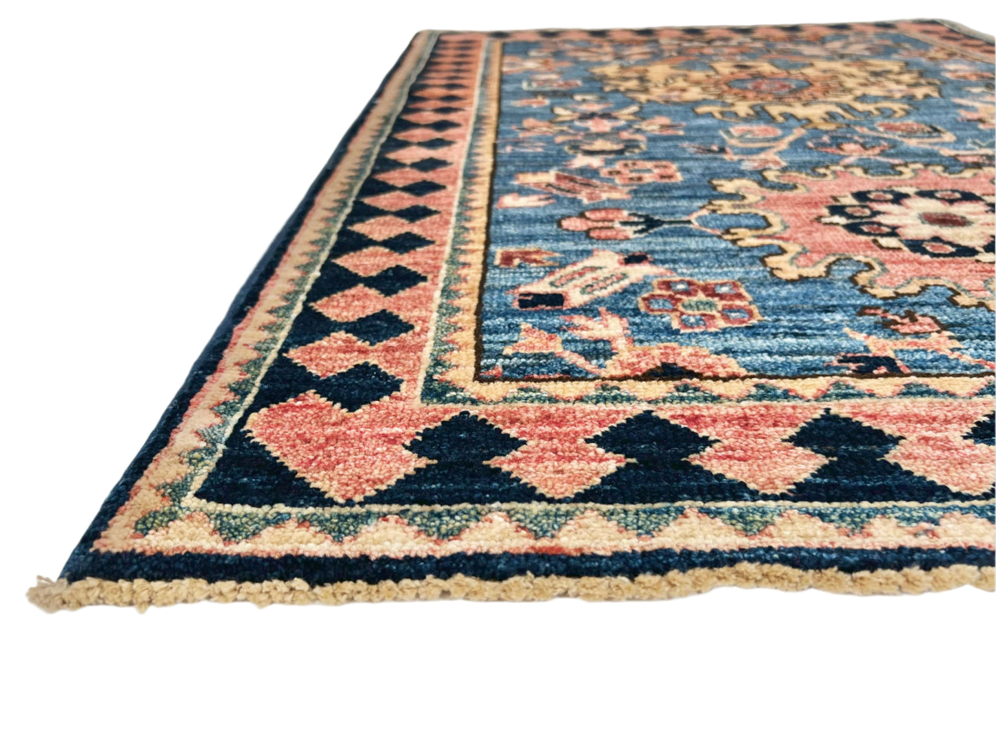 Afghan Ariana (2'09"x3'10") blue/navy