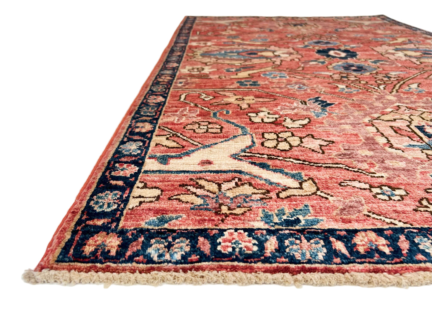 Afghan Ariana (3'00"x4'10") lt.red/navy