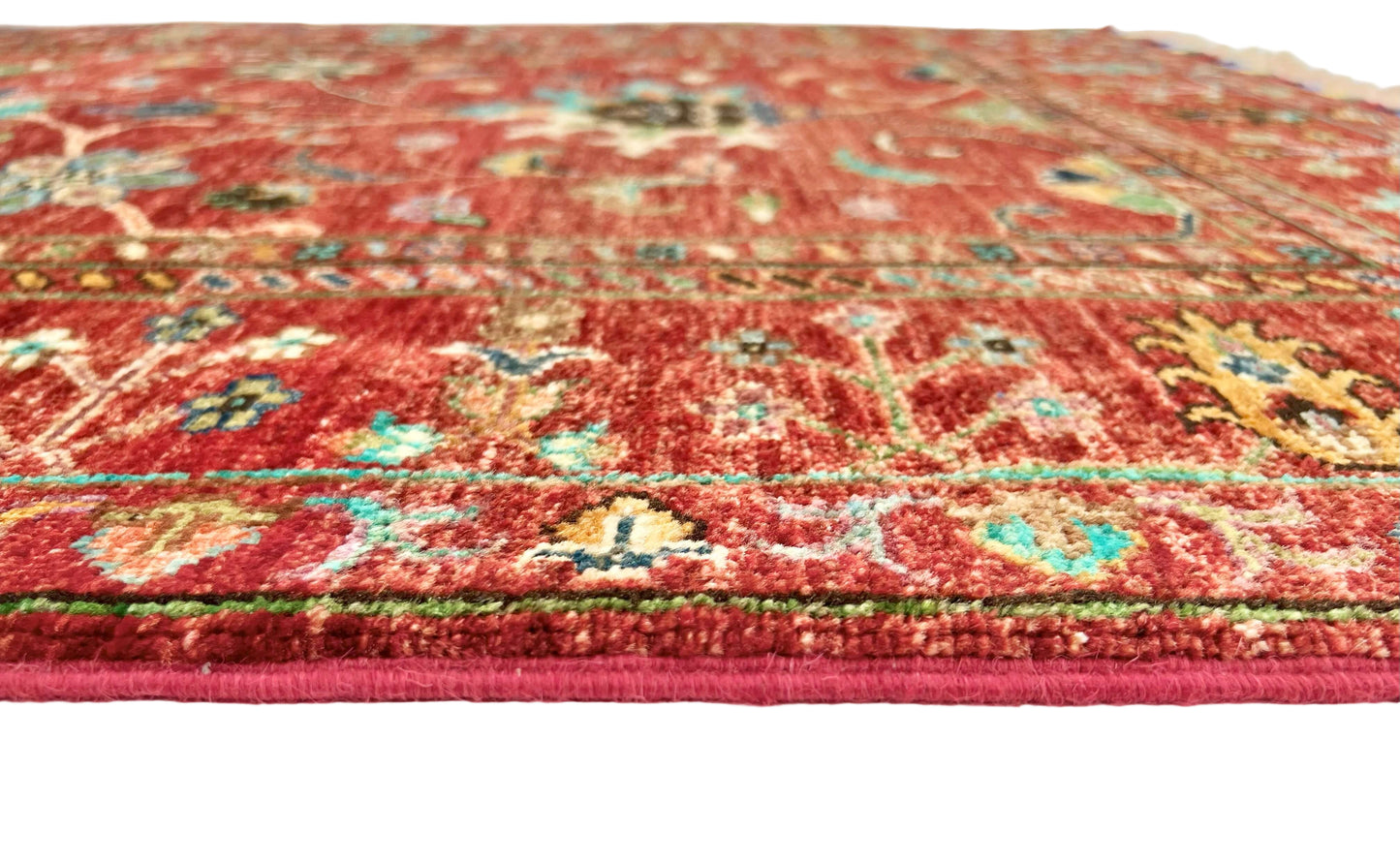 Afghan Aryana (3'04"x5'00") red/turquoise