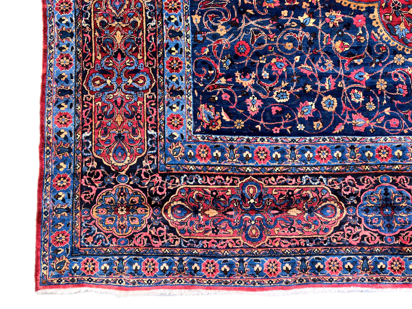 Oversized Vintage (11'06"x20'00) dk.red/indigo