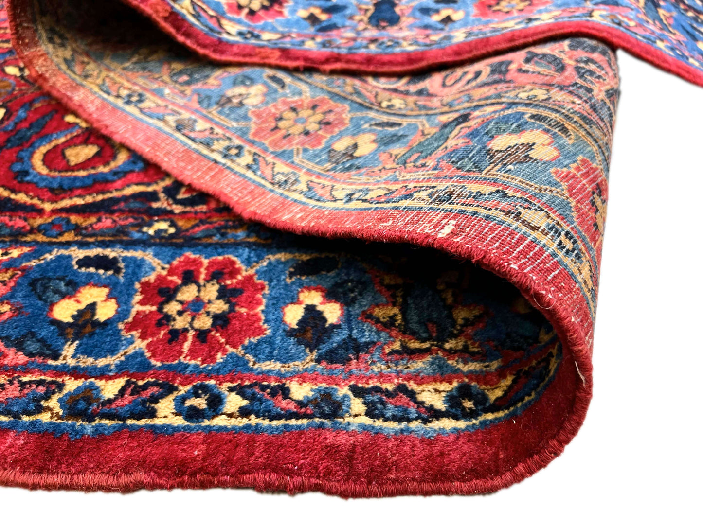 Oversized Vintage (11'06"x20'00) dk.red/indigo