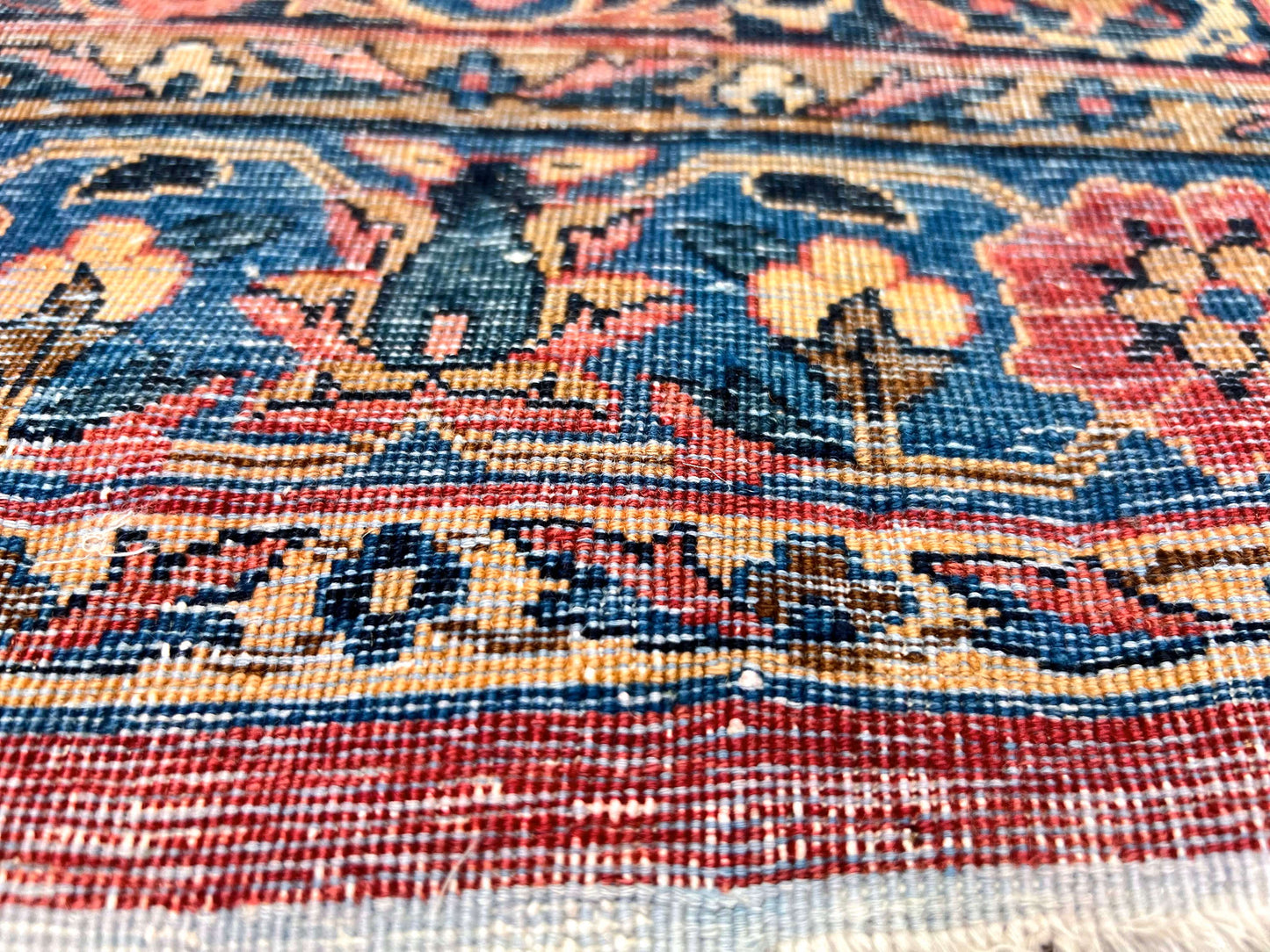 Oversized Vintage (11'06"x20'00) dk.red/indigo