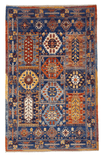 Afghan Wazir (3'04"x5'03") blue/multicolor