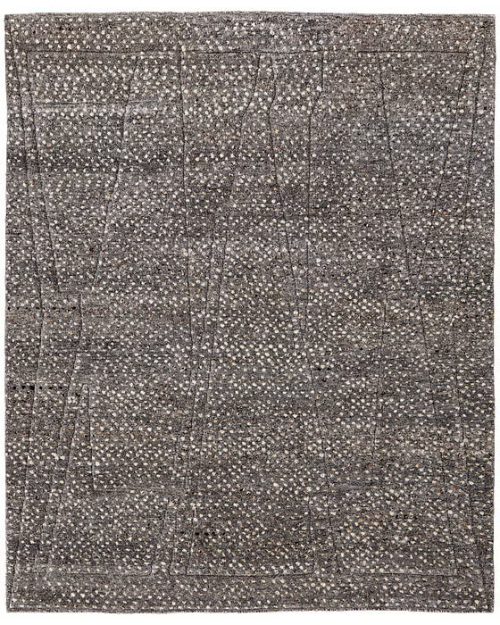 Textured Moroccan Style (5x8) charcoal