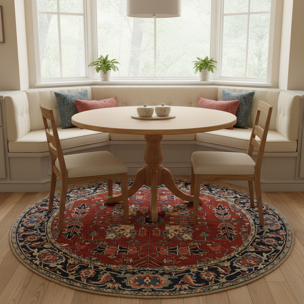 Afghan Heriz (7'00" Round)