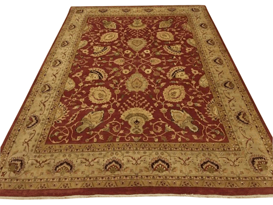 Vintage Agra (11'11"x15'01") dk.rust/gold