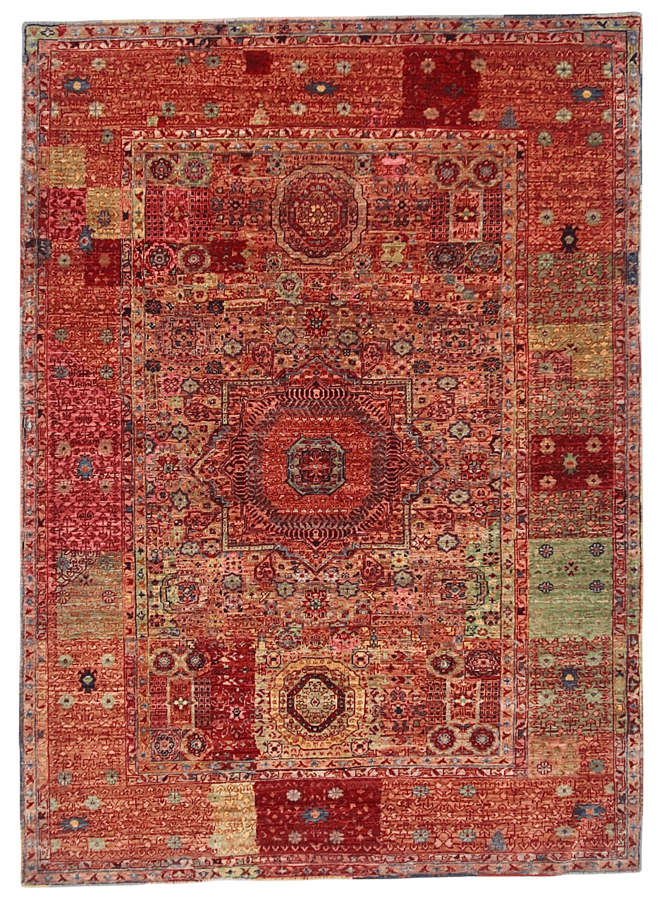Nooristan - Patchwork Mamluk (4'03"x5'10") multicolor