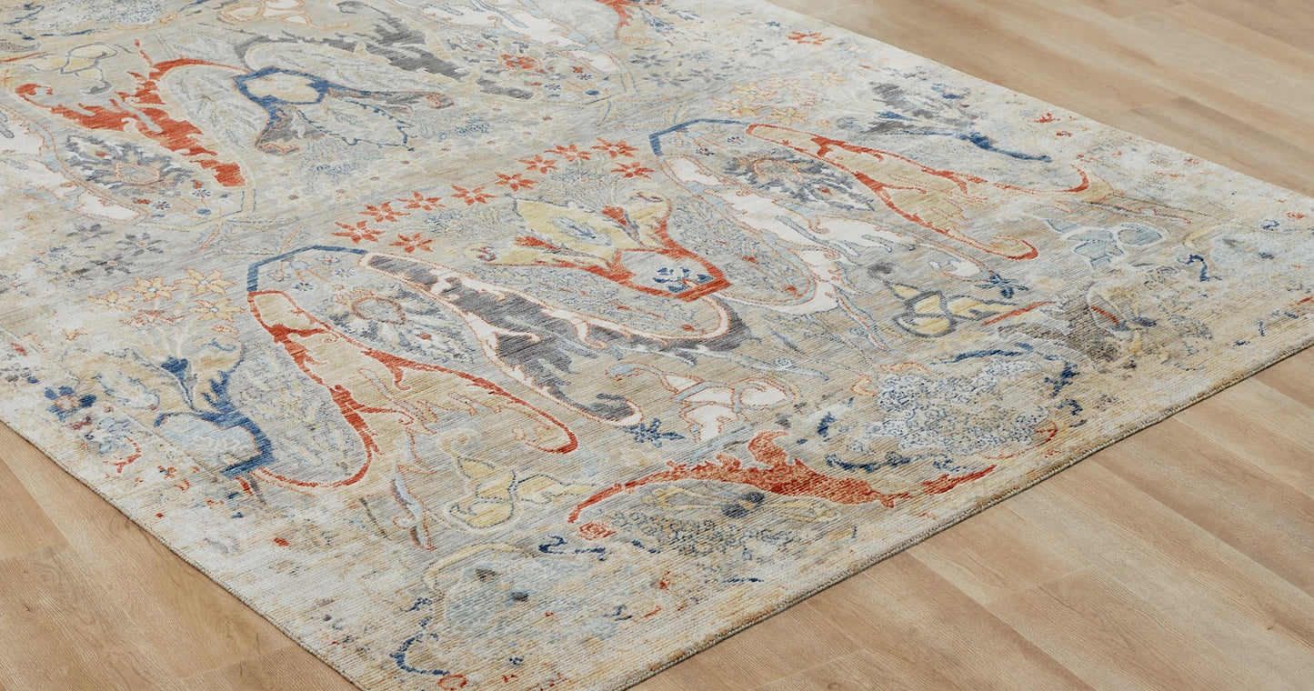 Belmont Collection 113872 Vintage Gray/Blue/Multicolor