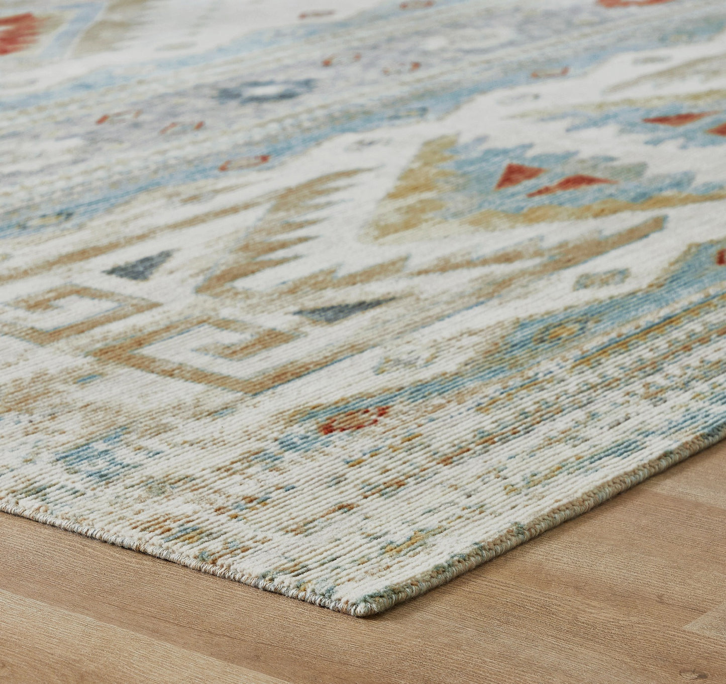Belmont Collection 113862 Ivory/Blue/Multicolor