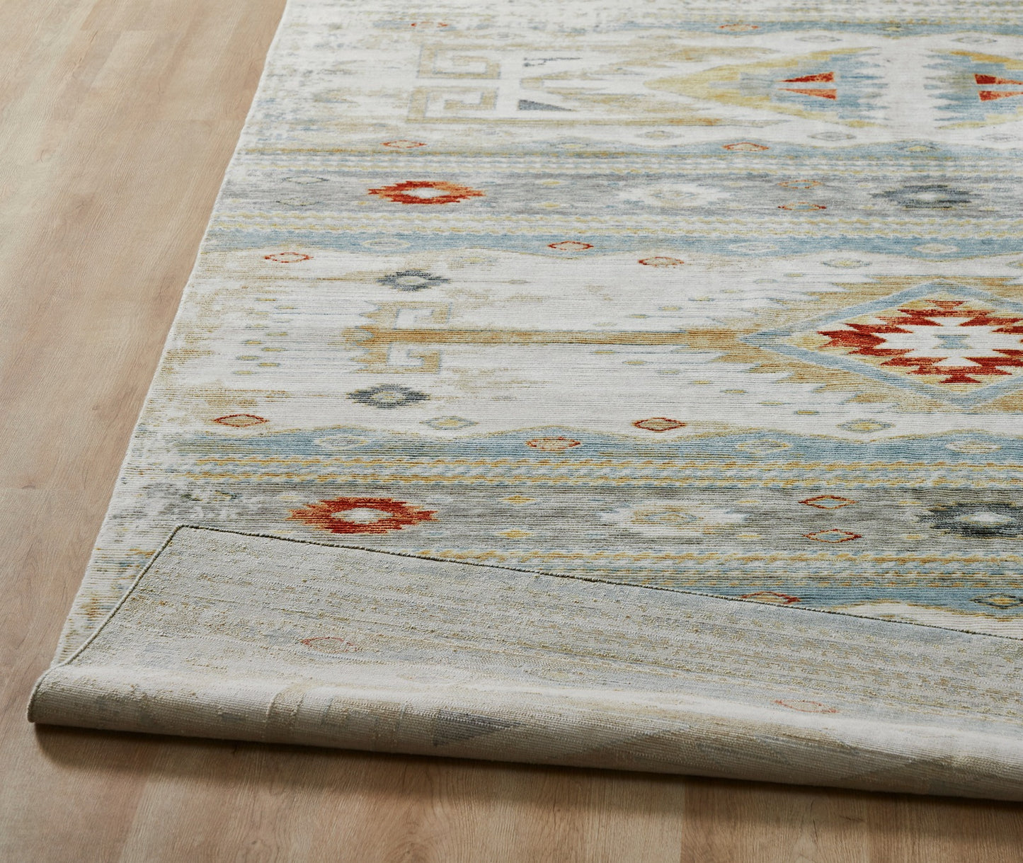 Belmont Collection 113862 Ivory/Blue/Multicolor