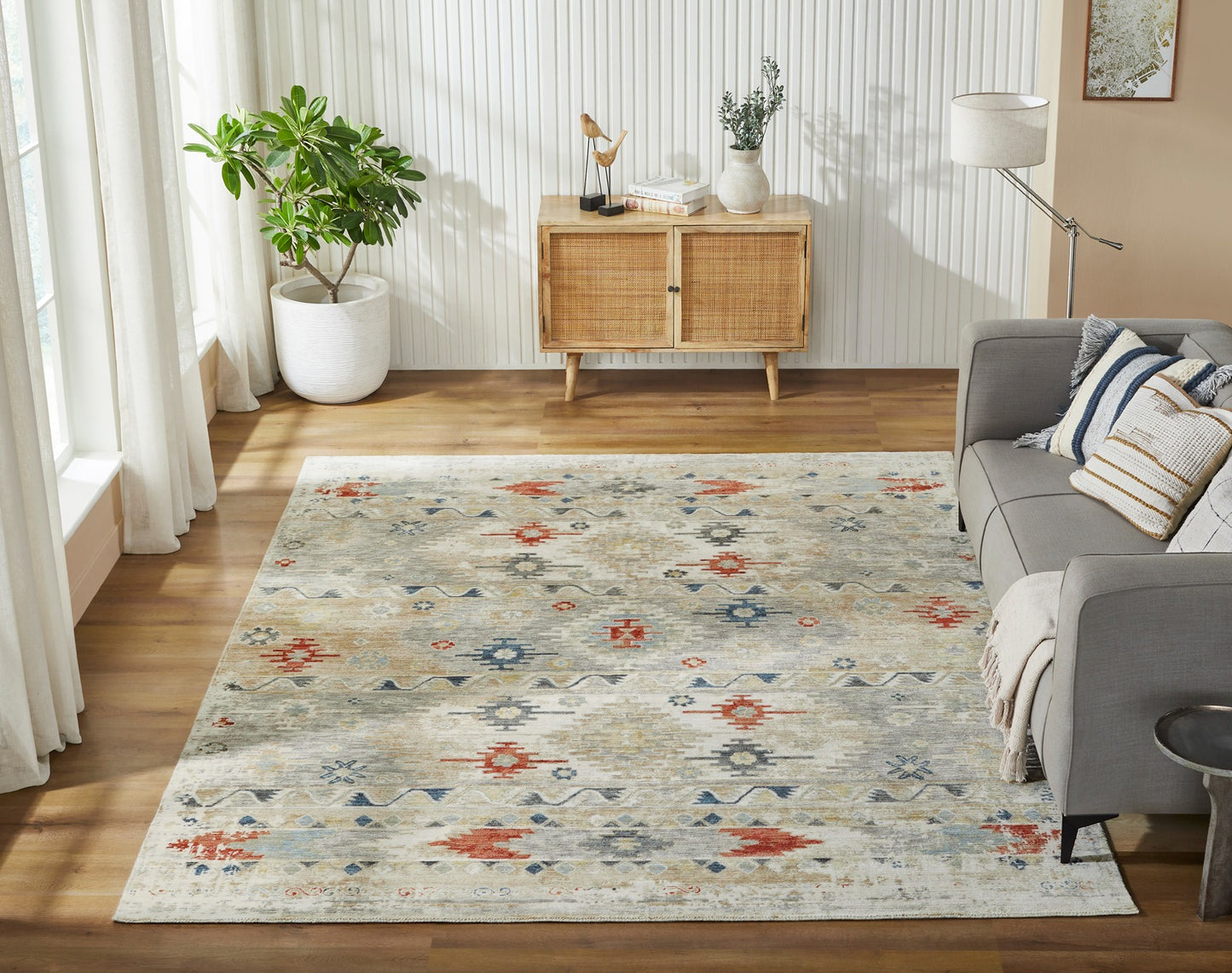 Belmont Collection 113882 Gray/Multicolor