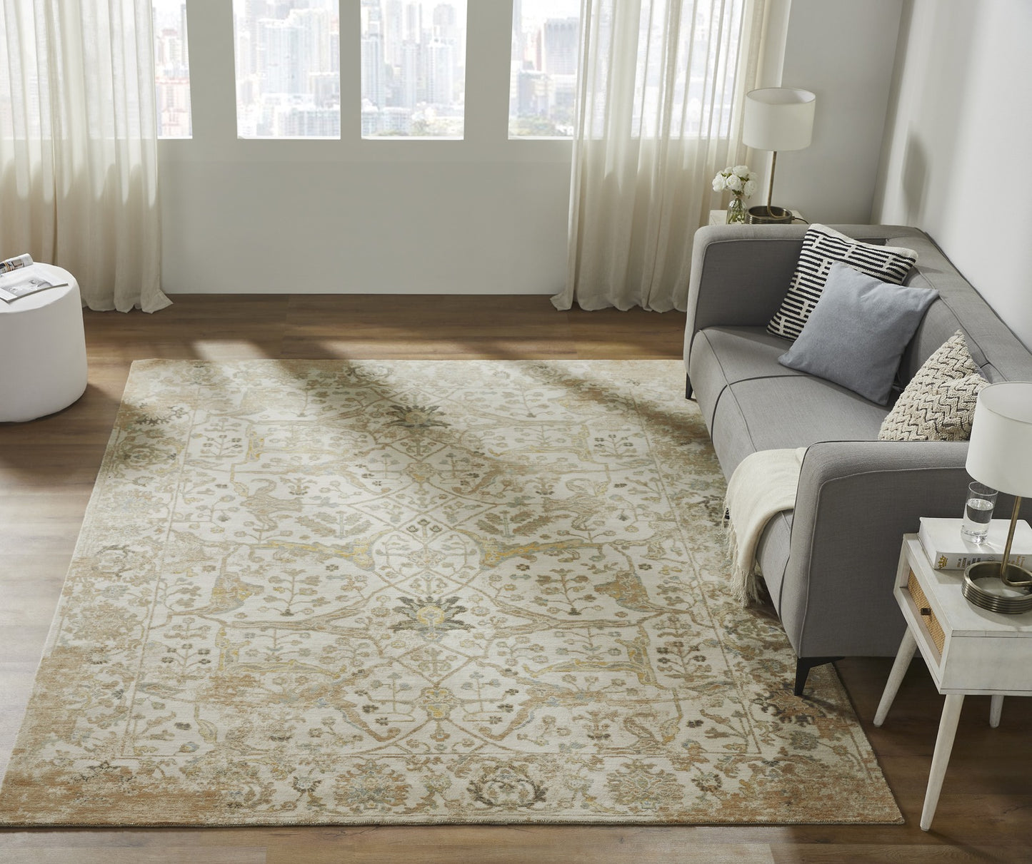 Belmont Collection 113822 Ivory/Gold