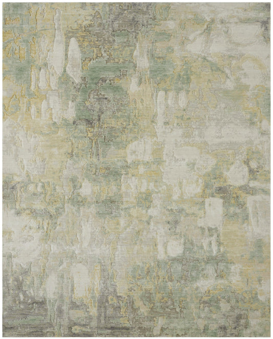 Vaughn Collection 114062 Ivory/Gold/Green