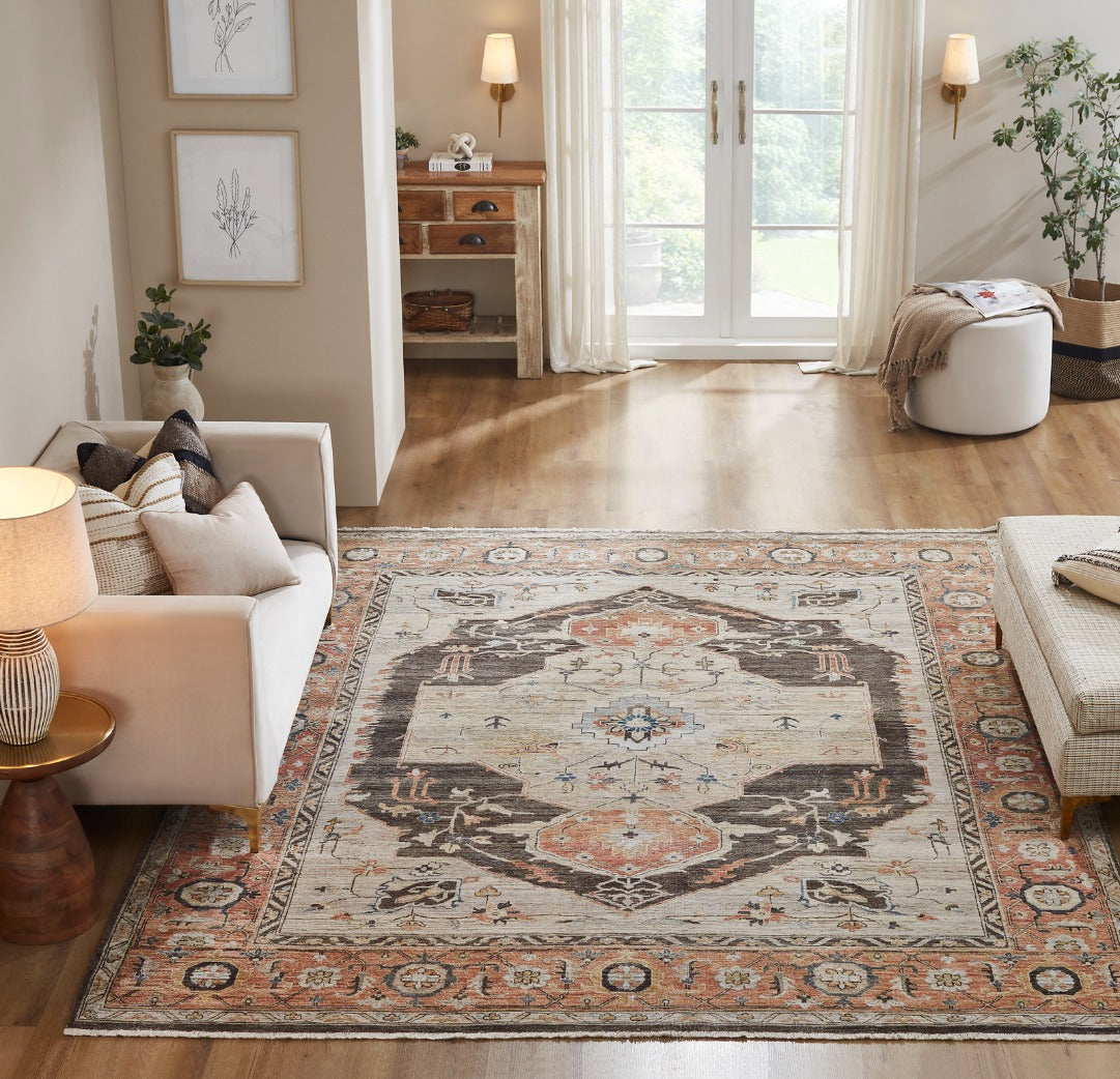 Alfani Collection 112972 Parchment/terracotta