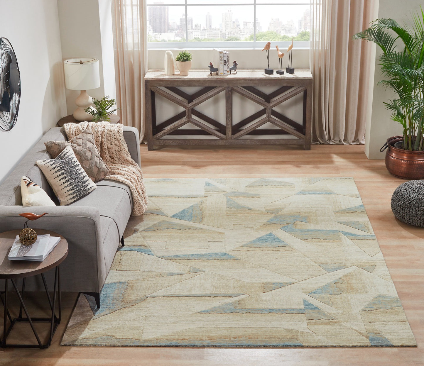 Vaughn Collection 114022 Natural/Azure