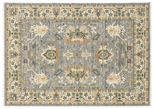 Laurel Collection - 2063L gray/ivory
