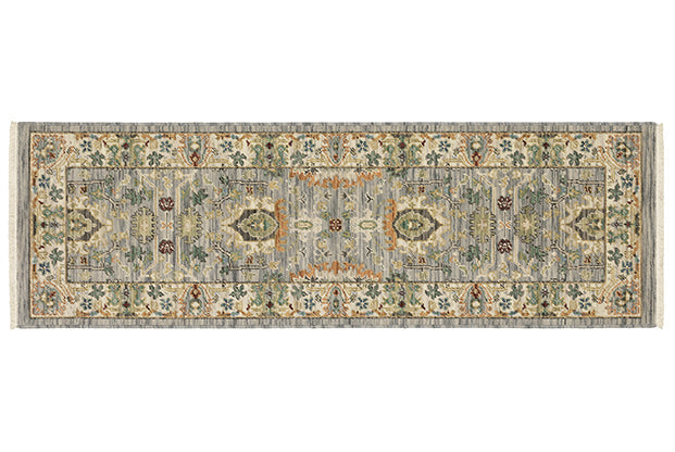 Laurel Collection - 2063L gray/ivory
