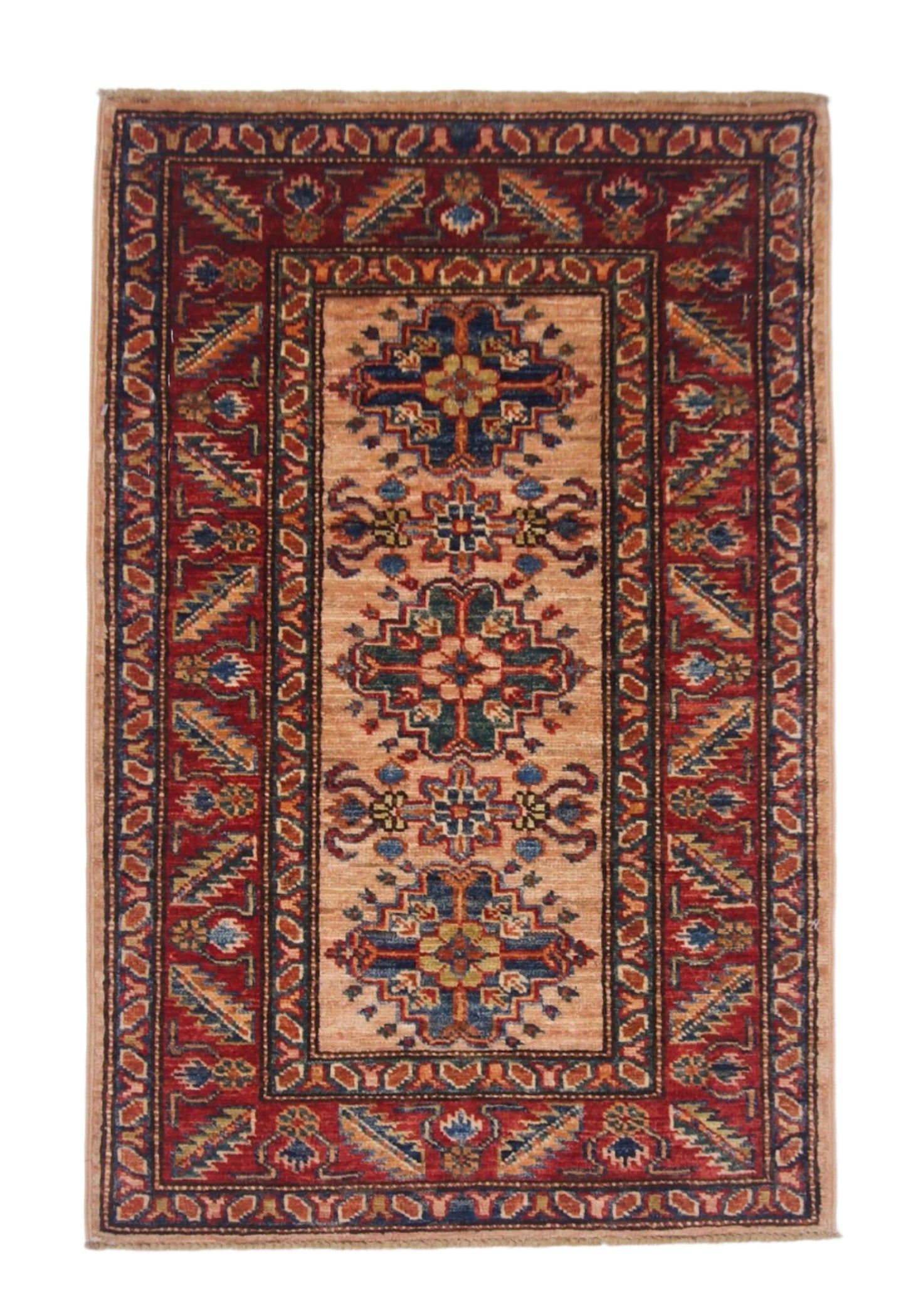 Super Kazak (1'11"x3'00") adobe/red