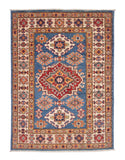 Super Kazak (2'11"x4'00") denim blue/ivory